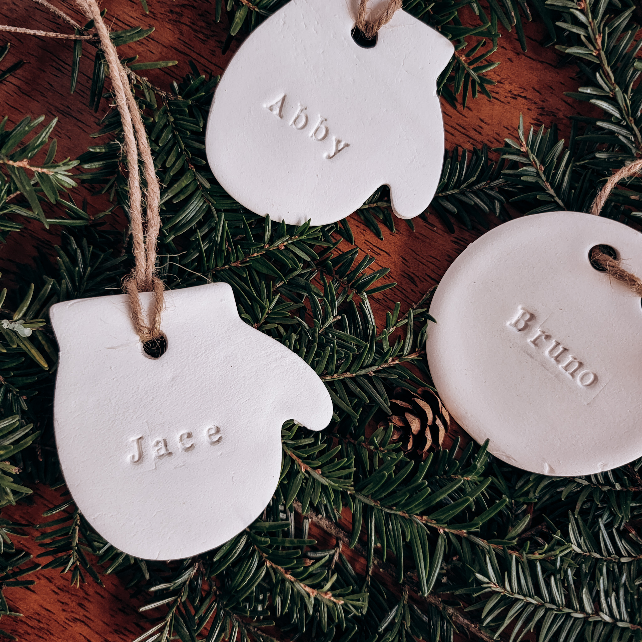 baking soda clay christms ornaments